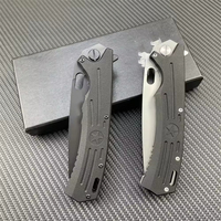 Russie G10 fibre poignée D2 lame couteau de poche Edc extérieur couteau tactique défensif Camping survie couteaux pliants