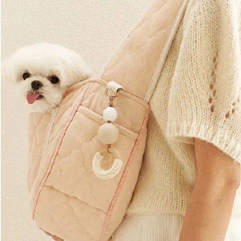 The third generation Korean Pet Carrier Sling Shoulder Carrier Tote Pet Bags for Dogs Cats Outdoor Travel