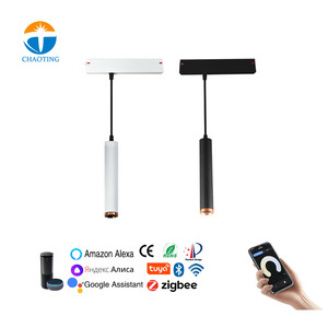 Nouveau système d'éclairage encastré <span class=keywords><strong>de</strong></span> surface Wifi Tuya 25 types <span class=keywords><strong>de</strong></span> rails magnétiques Cob dimmable Spot Light System <span class=keywords><strong>Led</strong></span> Track Lights pour <span class=keywords><strong>cuisine</strong></span> musée - Product Image 1