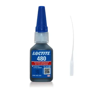 20Ml Loctiter 480 Black Instant Adhesive High-Strength Anti-Stripping Hot And Humid Environment Tire Repair Rubber Super Glue