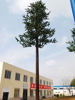 Tour d'antenne monopole en acier camouflage bionique pour la communication de signal Wifi 4G 5G, pylône de télécommunication, accessoire de tour
