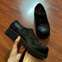 Offre Spéciale personnalisé Derby hommes chaussures Mohair femme chaussures mode antidérapant décontracté chaussures pour femmes