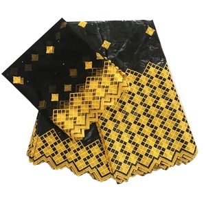 H & D personnalisé en gros de haute qualité tissu africain en dentelle tissu 5 + 2 tailles de <span class=keywords><strong>robe</strong></span> - Product Image 3