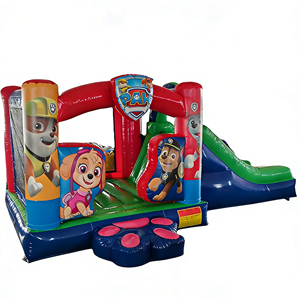 Château gonflable avec toboggan combiné, thème animal, château gonflable commercial pour enfants, fête en plein air, événement de carnaval, <span class=keywords><strong>location</strong></span> - Product Image 2