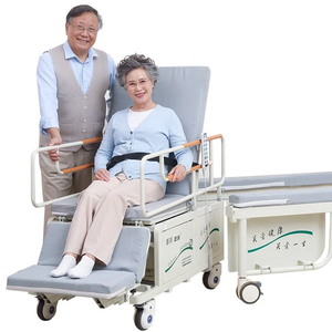 Smart Voice Control 2 in 1 Wheelchair <b>Bed</b> with Washing Drying Function Adjustable Nursing <b>Bed</b> Chair for Elderly Care - Product Image 2