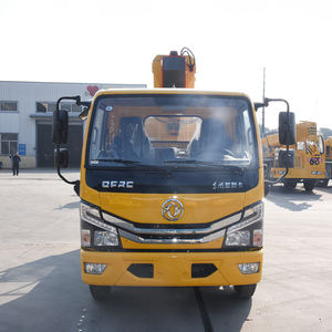 Lugong <span class=keywords><strong>21m</strong></span> 27m 28m Camion Hydraulique Monté Aérien Télescopique Seau Camion Boom Lift Aérien Manlift Travail Plate-Forme Camion - Product Image 5