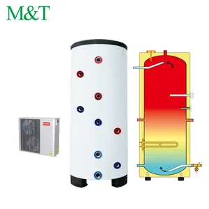 50 लीटर गुआंगज़ौ गर्म बिक्री फैक्टरी मूल्य एकीकृत pompe एक chaleur गर्म पानी की टंकी हवा स्रोत गर्मी पंप बफर टैंक