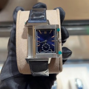 Reverso Style Rectangular Luxury <b>Mechanical</b> Sport Analog <b>Watch</b> <b>Men</b> Diver Alarm 20mm Coin Flip Case European Leather Strap Gift - Product Image 2