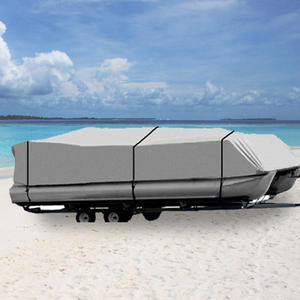 Funda para Yate Cuadrada Gris de 21-24 Pies, 600D, Fundas Duraderas para Barcos - Product Image 5