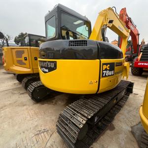 Mini Komatsu Pc78 PC78US 78us Pc78us-6 PC78 PC 78 Excavatrice japonaise d'occasion, machine de construction, prix attractif - Product Image 4