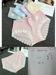 Cina fornitore a buon mercato intimo Sexy per le donne signora biancheria intima Ropa Interior De Mujer cotone pizzo traspirante mutandine da donna