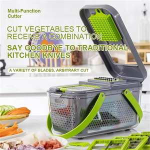 Amz Kitchen Tritatutto Manuale 22 in 1, Affettaverdure e Frutta, Taglia Cipolle, Utensile da Cucina - Product Image 6