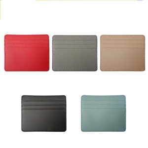 Heren/Dames Multi-Color Slanke Leren Pu-Kaart Portemonnee Met Voorzak Korte Lengte Munt En Kaarthouder - Product Image 6