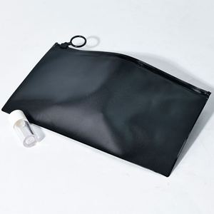 Sac à fermeture éclair en PVC, mode sport, personnalisable avec logo imprimé, transparent givré, pour maquillage, bijoux, vêtements - Product Image 2