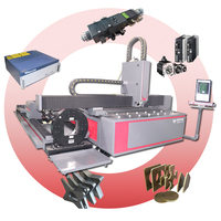 Machine de découpe laser fibre CNC pour métal 3015 1530 1500W 3000W 6000W, découpeuse laser de tubes et tuyaux, prix pour tôles d'acier