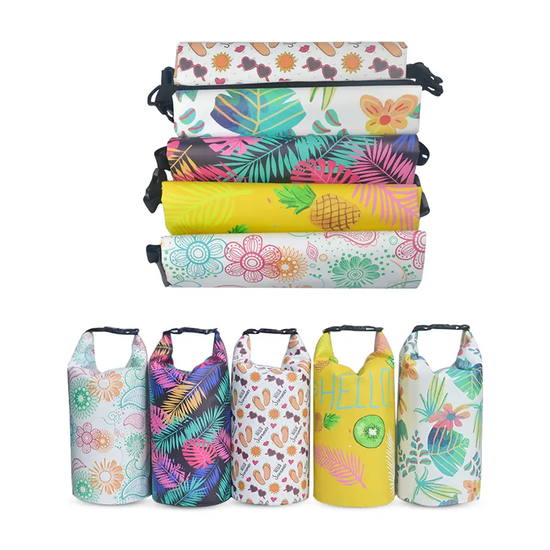 Hot Sale 2L 5L 10L 15L 20L 30L PVC Sack Printing Floating Boating Ocean Pack Waterproof Dry Bag