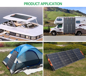 แผงโซลาร์เซลล์แบบพับได้200W ทนทานแผง<span class=keywords><strong>โซ</strong></span>ลาร์<span class=keywords><strong>เซลล์</strong></span>ขนาด12V 100W 300W 400W แบบพับได้สำหรับการตั้งแคมป์ - Product Image 6