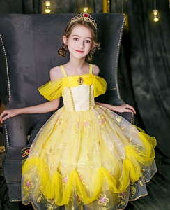 Disfraces de Halloween para niñas, vestido de princesa <span class=keywords><strong>Bella</strong></span> <span class=keywords><strong>y</strong></span> La <span class=keywords><strong>Bestia</strong></span>, disfraz de carnaval, Cosplay de <span class=keywords><strong>Navidad</strong></span> <span class=keywords><strong>y</strong></span> cumpleaños - Product Image 5