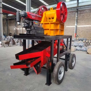 אחד-stop ריסוק וסינון מנוע דיזל לסת ניידת צמח עם מסך רוטט - Product Image 2