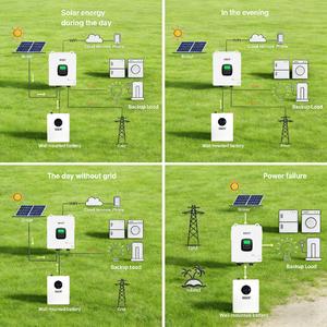 Настенный литиевый солнечный аккумулятор 48В 51.2В 100Ач 200Ач 280Ач 2.5кВтч 5кВтч 10кВтч 15кВтч LiFePO4 для домашнего резервного питания - Product Image 2