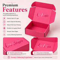Boîtes cadeaux en carton ondulé personnalisées de luxe pour maquillage, parfums, bijoux, emballages uniques pour l'expédition