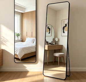 Bedroom Office Dormitory Essential 2025 Modern Full Body LED <b>Mirror</b> Floor Standing Custom Size Decorative Trending - Product Image 5