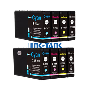 Cartucho de tinta para impresora <span class=keywords><strong>Epson</strong></span>, recambio de tinta Compatible con WF-5110 5690 WF5621, 788XXL, <span class=keywords><strong>786XL</strong></span>, T7921, T7922, Color Premium - Product Image 1