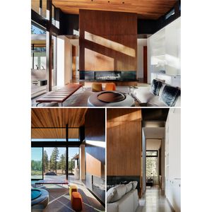 Diseño de villa moderna con estructura de acero ligero y techo plano para uso residencial - Product Image 4