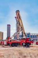 Bomba de Concreto Montada en Camión con Alcance Vertical de 70.2m, Modelo SYM5552THB 710SA, para Grandes Proyectos de Construcción