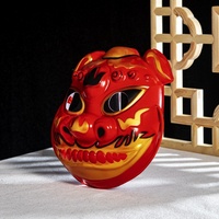 Masque de lion de bête de bon augure de temple sacrificiel de style ancien d'Halloween Maquillage Hanfu avec masque facial