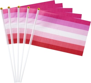 <span class=keywords><strong>Drapeau</strong></span> de main «arc-en-ciel» en Polyester, bijou de la chance, nouvelle tendance, - Product Image 5