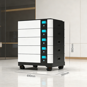 Système de stockage d'énergie solaire hybride 10 kW, armoire de stockage d'énergie empilable, photovoltaïque solaire, batterie au lithium - Product Image 2
