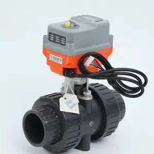 DN15 DC 24V 2 Way Electrically Operated Valve Ball Valve With Electric Actuator Lowest Motor Operated Valve Price