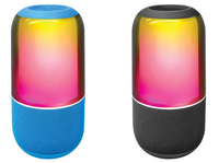 Lumière d'ambiance RVB 5W 2026 pour haut-parleur V5.3 avec batterie portable – Idéal pour cadeau promotionnel – Son puissant, en tissu et ABS