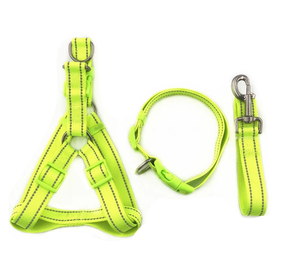 Offre Spéciale collier et harnais pour animaux de compagnie personnalisés sangle réfléchissante collier de chien colliers et laisse de chien avec sécurité de haute qualité - Product Image 6