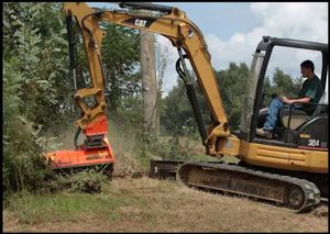 Tête de broyeur hydraulique pour excavatrice, débroussailleuse puissante pour les lignes de clôtures agricoles, les bords de routes et les enclos - Product Image 6