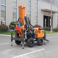 Foreuse hydraulique diesel portable pour puits d'eau, machine de forage haute performance 200m, vente directe fabricant