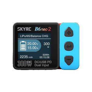 เครื่องชาร์จแบตเตอรี่อัจฉริยะ Skyrc B6neo2 300W สำหรับแบตเตอรี่ LiPo สำหรับเครื่องบินบังคับวิทยุ โดรน และรถบังคับวิทยุ - Product Image 1