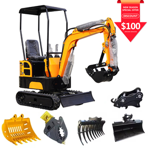 Cho động cơ 1.2 tấn <span class=keywords><strong>Mini</strong></span> Máy xúc <span class=keywords><strong>CE</strong></span>/EPA chứng nhận cho vườn sử dụng với miễn phí vận chuyển - Product Image 1