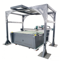 Machine de découpe CNC en promotion / Machine de découpe cuir et fourrure avec caméra CCD et projecteur en option