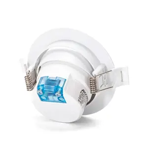 Downlight LED Empotrable Redondo 5W, Ángulo Ajustable, Luz Blanca - Ideal para Iluminación Ambiental y Focalizada en Interiores. - Product Image 3