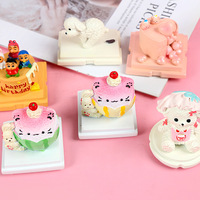 Aimant de réfrigérateur en forme de gâteau simulé, style INS, modèle 029, décoration mignonne pour la maison, ornement alimentaire créatif 3D pour le thé de l'après-midi