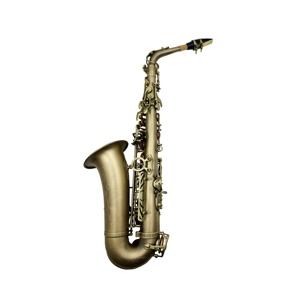 SEASOUND <span class=keywords><strong>Saxofón</strong></span> <span class=keywords><strong>Alto</strong></span> Profesional Vintage de Cobre Dorado, Instrumento de Viento Madera JYAS102VGGC OEM, Tono Excepcional, Plegable en Mi bemol - Product Image 2