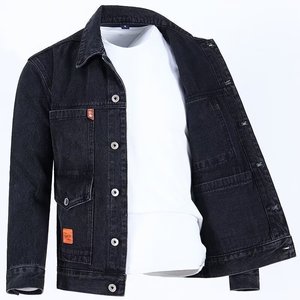 Veste de travail <span class=keywords><strong>en</strong></span> <span class=keywords><strong>jean</strong></span> respirante pour hommes, combinaison de protection pour les chantiers de construction et les travaux de soudage - Durable et résistante à l'abrasion - Product Image 5