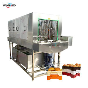 <span class=keywords><strong>Machine</strong></span> de lavage de caisses personnalisable, <span class=keywords><strong>largeur</strong></span> et hauteur réglables pour s'adapter à diverses tailles de caisses, paniers et boîtes - Product Image 1