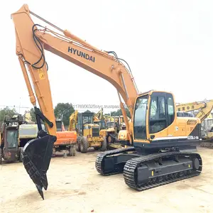 Used Hyundai R220lc-9s R215LC-9S R220 R210 excavator for sale.20 tons of crawler type excavating machine