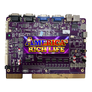 Deluxe Amusement Gaming Machine <span class=keywords><strong>Software</strong></span> Rangschikking Super Muntbediende Verticale Arcade Games Amerika 'S Rijke Leven <span class=keywords><strong>2</strong></span> In 1 Spelbord - Product Image 1