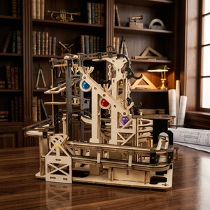 <span class=keywords><strong>Puzzle</strong></span> en bois <span class=keywords><strong>3D</strong></span> sur mesure Orbit Glide Rolling Ball Maze, <span class=keywords><strong>puzzle</strong></span> de haute qualité pour l'éducation avancée - Product Image 5