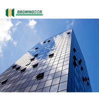 Fenêtre à auvent verticale extérieure Lukliving moderne en acier inoxydable, incassable, avec double vitrage