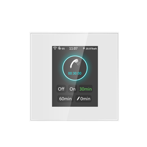 Interrupteur intelligent pour <span class=keywords><strong>chauffe</strong></span>-<span class=keywords><strong>eau</strong></span> LANBON L8-HB <span class=keywords><strong>20A</strong></span> WiFi avec écran LCD, commande vocale, minuterie, norme européenne - Product Image 3